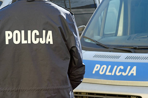 istock Polish Police sign 509253740
