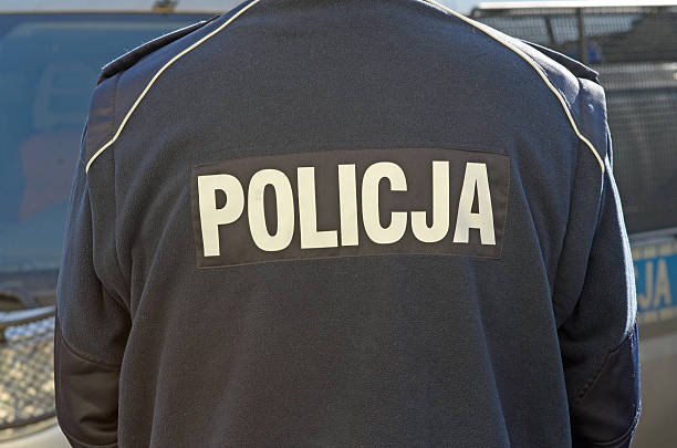 istock Polish Police sign 509254018