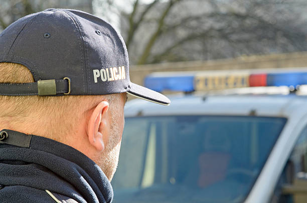 Photo of polish police sign