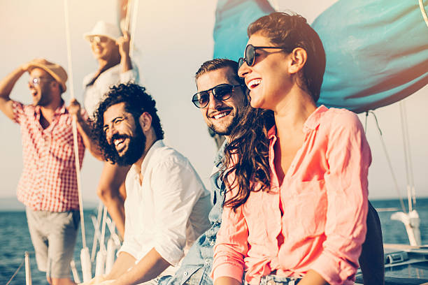 istock People having great time on a yacht 509254536