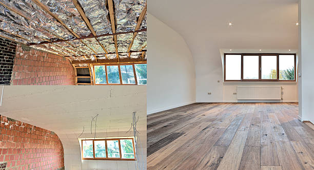 istock Steps of construction of a roof 509255250