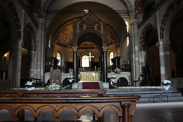 istock Saint Ambrose Cathedral, Milan, Italy 509255685