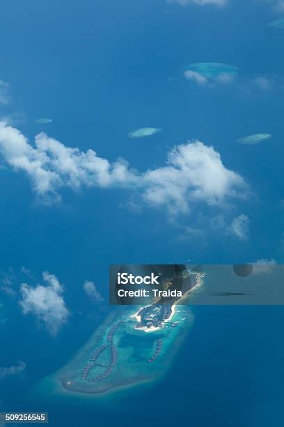 Maldives Stock Photo - Download Image Now - Above, Aerial View, Airplane