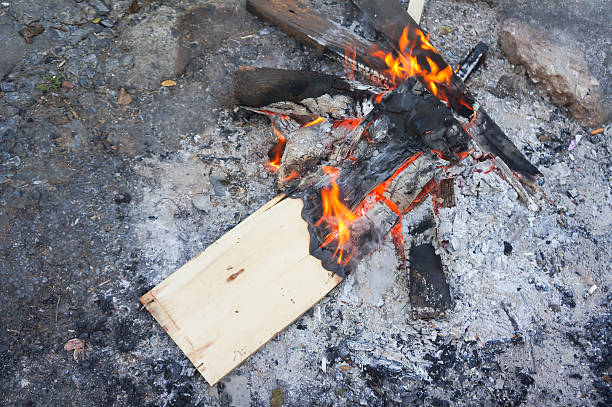 istock wooden bonfire To keep warm in the winter. 509257150