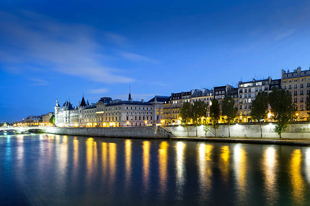 istock Paris at blue hour, France 509257361