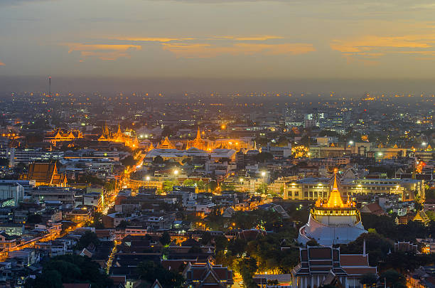 istock Bangkok city night view, Thailand 509257439