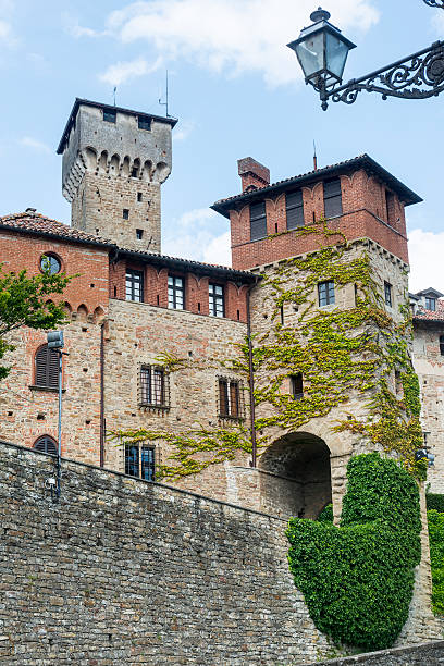 Tagliolo Monferrato, Italy - July 1, 2014: the historic castle in the Alto Monferrato region, built starting from the 10th century