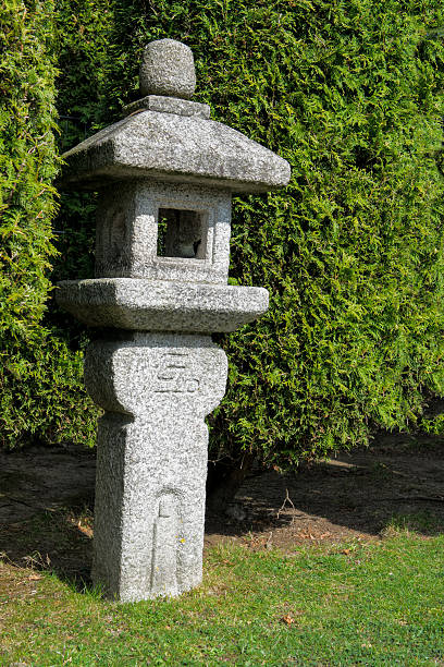 istock stone pagoda in japanese garden 509275811