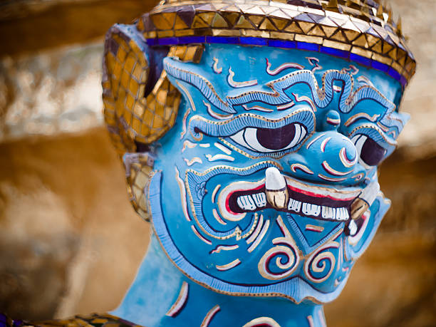 Thai style  Giant Statues stock photo