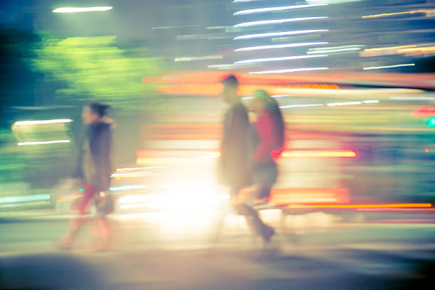 istock abstract business life at night, unfocus blur. 509276897