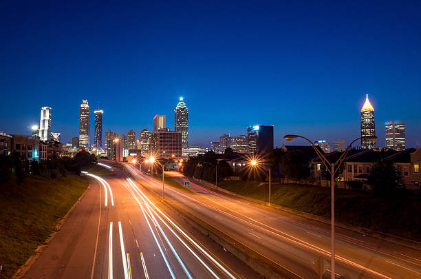 istock Atlanta downtown skyline during twilight 509290453