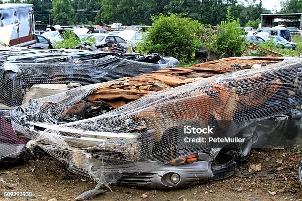 Recycle Stock Photo - Download Image Now - Aluminum, Automobile Industry, Breaking
