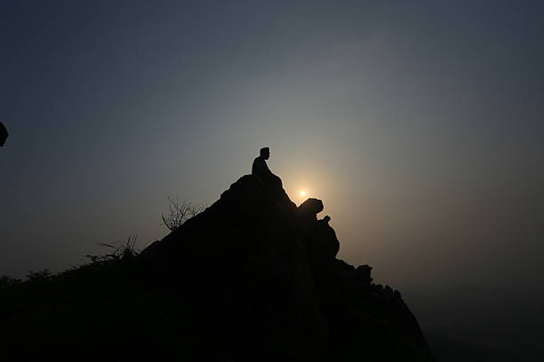 istock Man on top of mountain 509295069