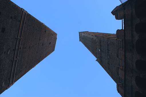 The twin towers of Bologna, Garisenda e Asinelli
