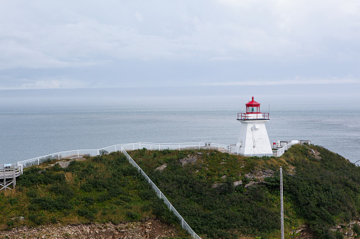Cape Enrage lighthouse in New Brunswick, Canada.