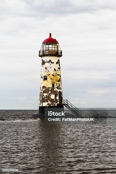 Point Of Ayr Lighthouse Stock Photo - Download Image Now - Abandoned, Architecture, Beach