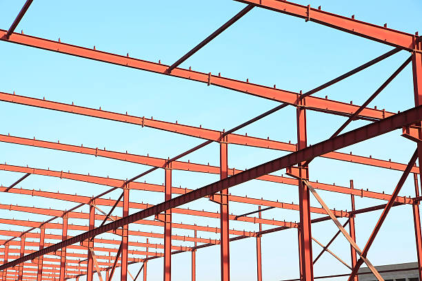istock The construction of steel structure 509301542