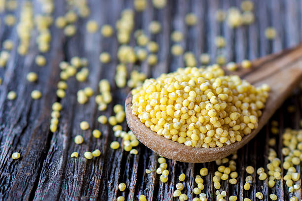 istock Millet on wooden spoon 509308680