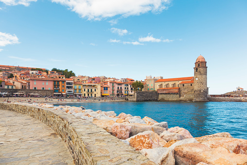 Town of Collioure in Southern France (Languedoc-Rousillon, France)