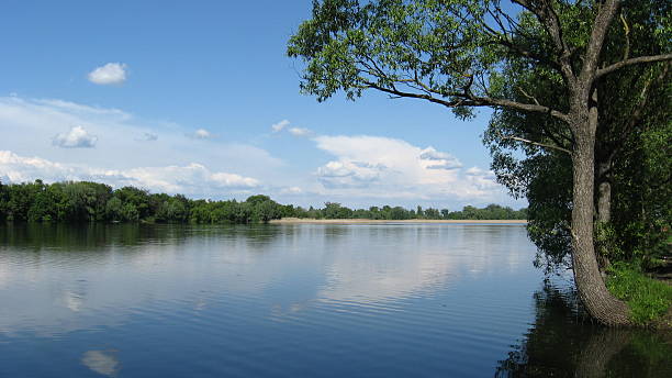 istock beautiful summer landscape with river 509310256