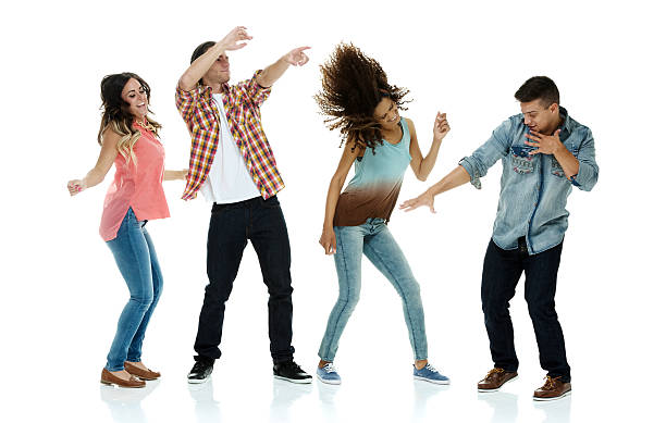 istock Group of friends dancing 509310770