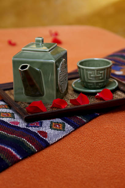 tea pot stock photo