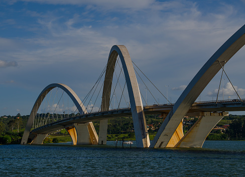 Bridge in Lago Paranoá, Brasilia, Brazil