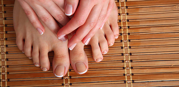 istock Care for beautiful woman legs 509318206