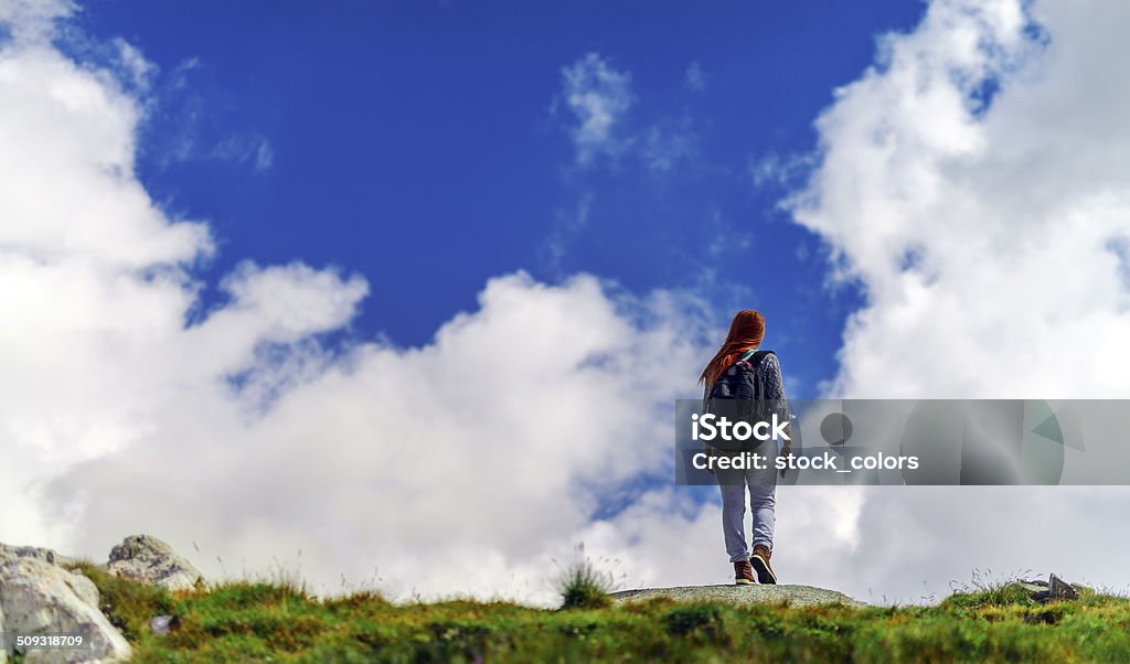 must place to visit rear view of woman looking at view.Nikon D3X / D800. Converted from RAW. Achievement Stock Photo