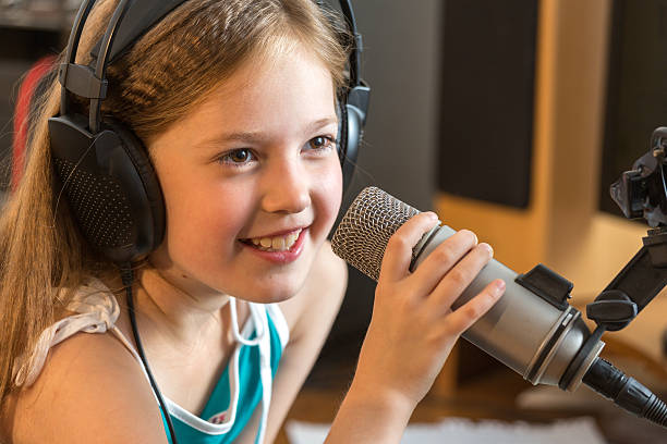 istock Happy radio DJ in live broadcast 509321097