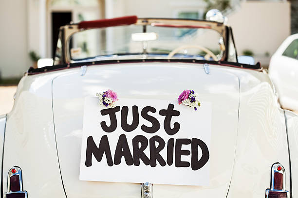 950+ Just Married Car Decorations Stock Photos, Pictures & Royalty-Free  Images - iStock