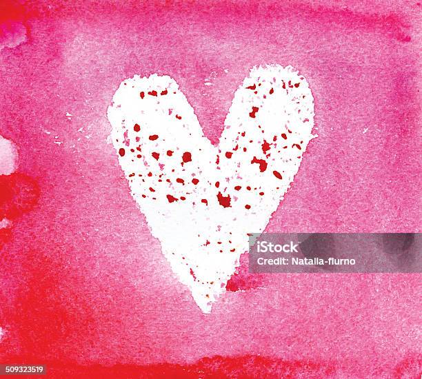 Heart Stock Illustration - Download Image Now - Abstract, Acrylic Painting, Art
