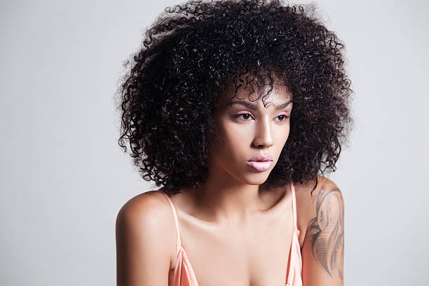 istock Beautiful woman with afro 509344387