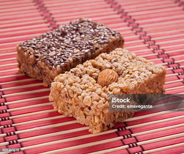 Flapjack With Almonds Stock Photo - Download Image Now - Breakfast Cereal, Cake, Carbohydrate - Food Type