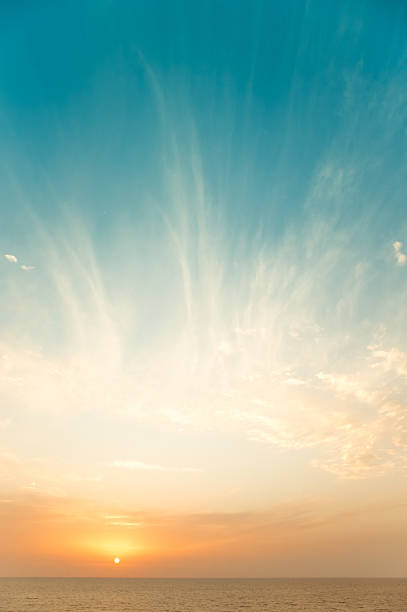 istock Sunset into the sky over the Mediterranean Sea 509345870