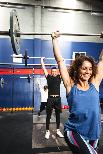 istock weightlifting strong woman on a gym 509347124