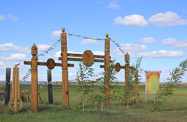 istock Wooden holiday decorations in nature. 509348210