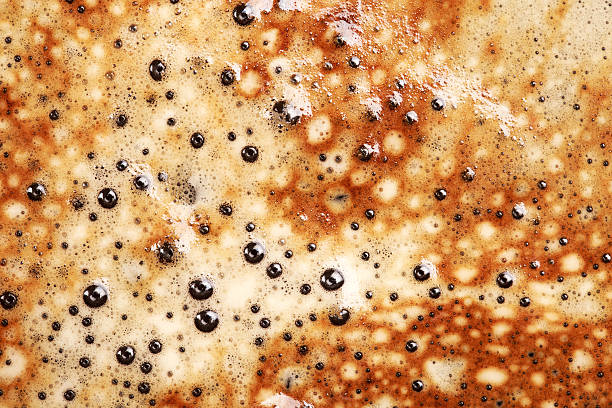 istock Close-up of cappuccino foam 509348286