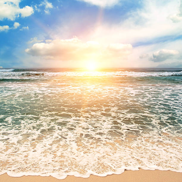 istock Beautiful sunrise over the sea 509349316
