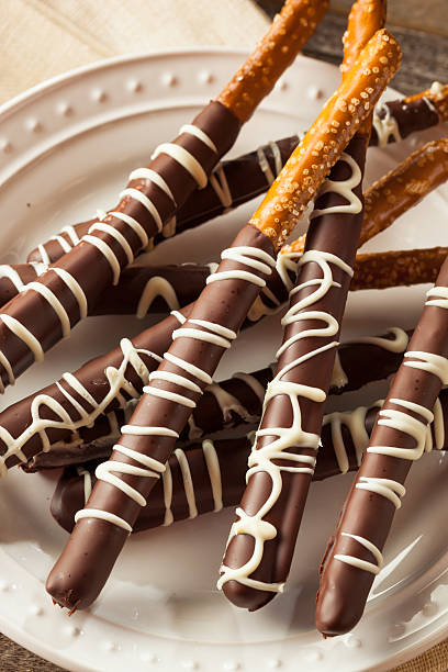 istock Dark Chocolate Covered Pretzels 509349710
