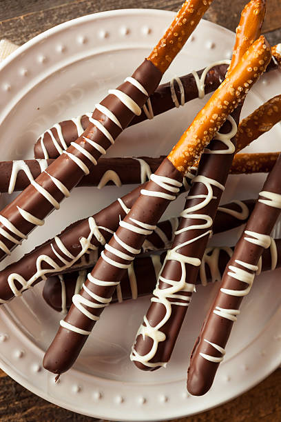 istock Dark Chocolate Covered Pretzels 509349810