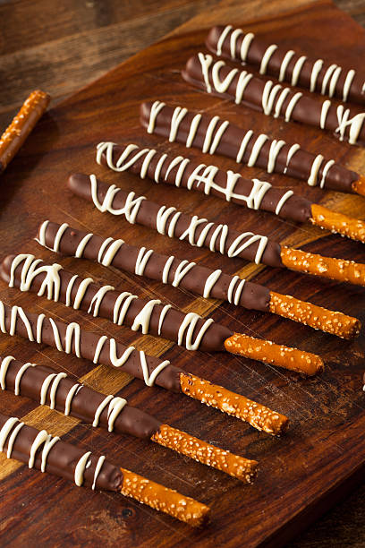 istock Dark Chocolate Covered Pretzels 509349826