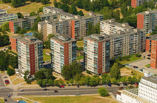 istock prefab houses in Karoliniskes, Vilnius, Lithuania 509349931