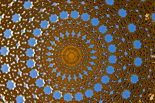 istock Gazebo Dome Decoration and the sky. 509350135