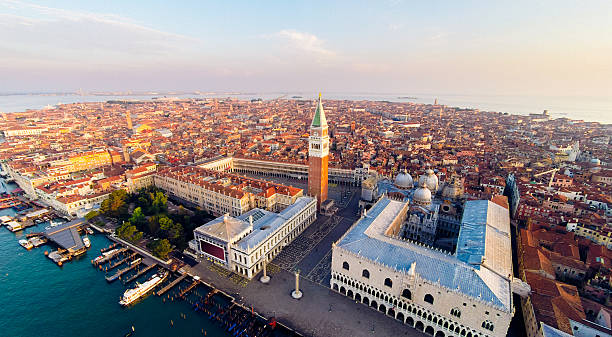 istock aerial view of venice with saint mark's square 509350277
