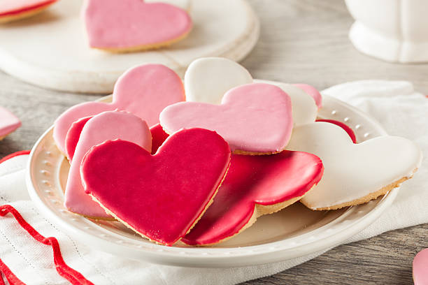 istock Heart Shaped Valentine's Day Sugar Cookies 509350470