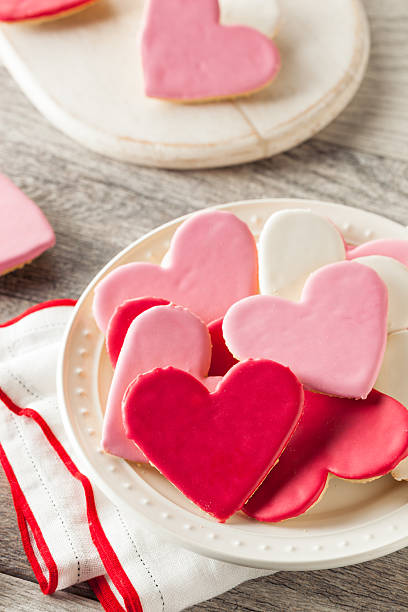 istock Heart Shaped Valentine's Day Sugar Cookies 509350476