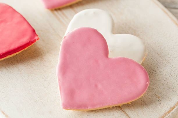istock Heart Shaped Valentine's Day Sugar Cookies 509350494