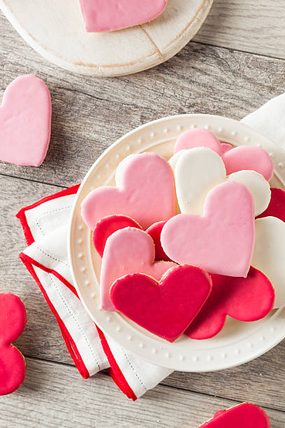 istock Heart Shaped Valentine's Day Sugar Cookies 509350508