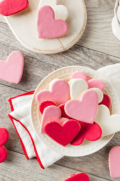 istock Heart Shaped Valentine's Day Sugar Cookies 509350562